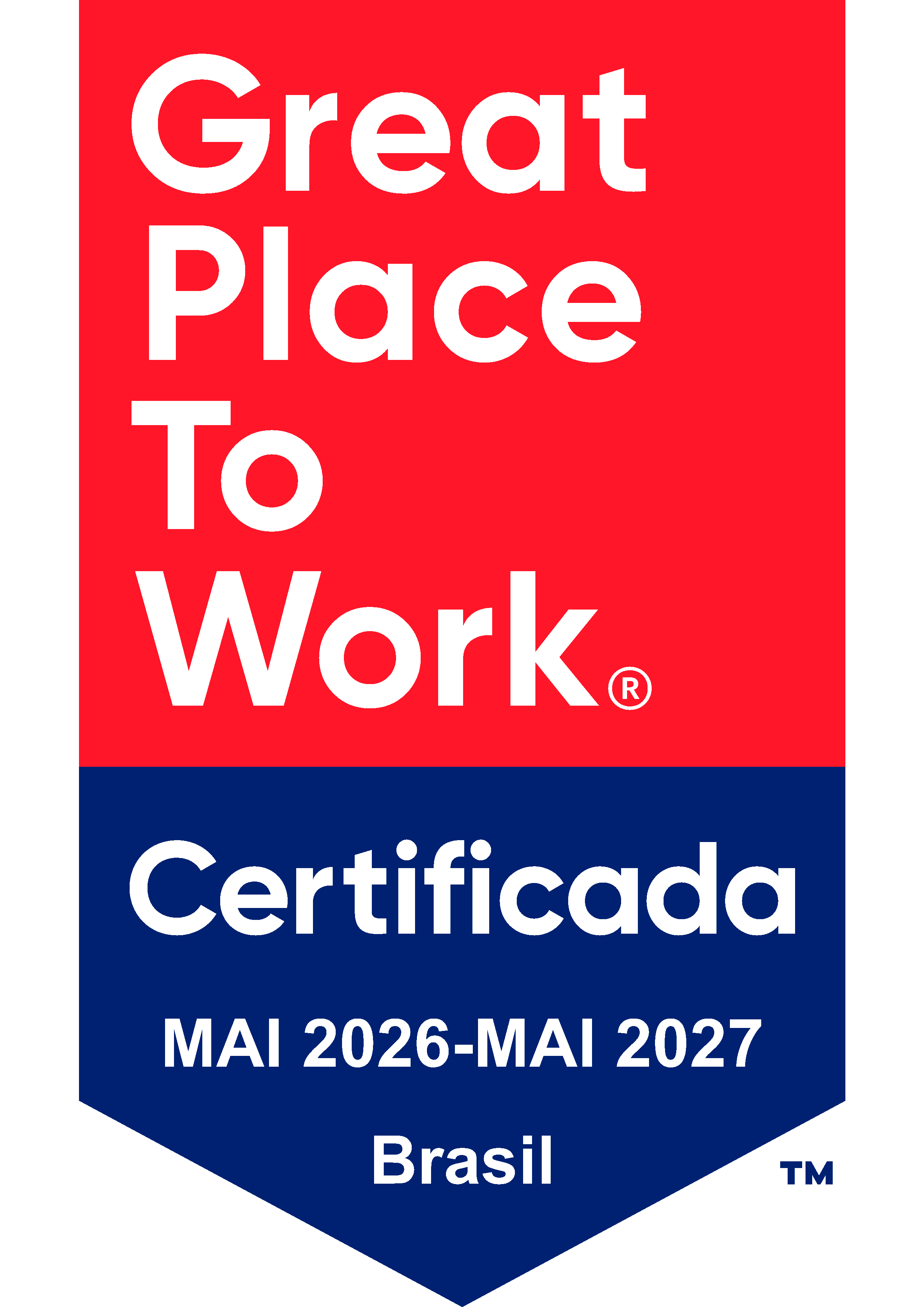 Certificação Great Place To Work Brasil 2026